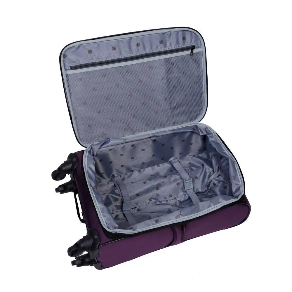Skyline 21x22 Carry on Spinner Suitcase - Purple