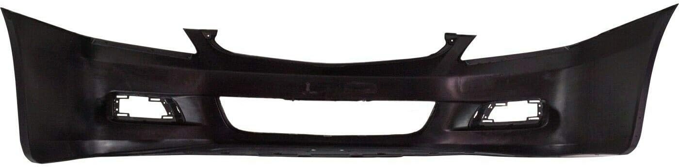 Front Plastic Bumper Cover Fascia for 2006-2007 Honda Accord Sedan EX LX SE Hybrid 06-07. New, Primed and Ready for Paint. with Fog Light Holes. HO1000235 04711SDLA90ZZ