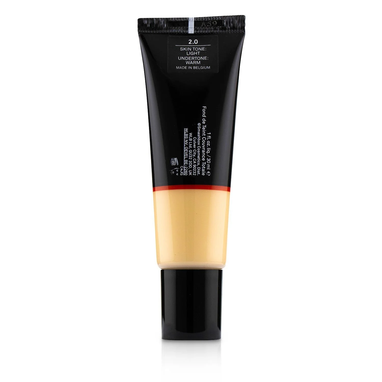 Smashbox Studio Skin Full Coverage 24 Hour Foundation - # 1 Fair With Cool Peach Undertone  30ml/1oz