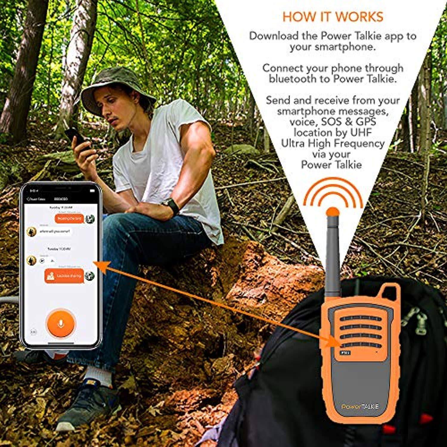 Power Talkie Off Grid Communication Device - with Talk u0026 Messenger Communicator