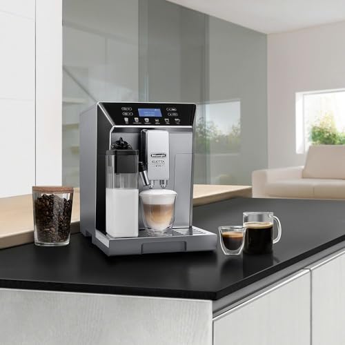 Delonghi ECAM46860S Eletta Evo Fully Automatic Espresso Cappuccino Coffee Maker with One Touch LatteCrema System