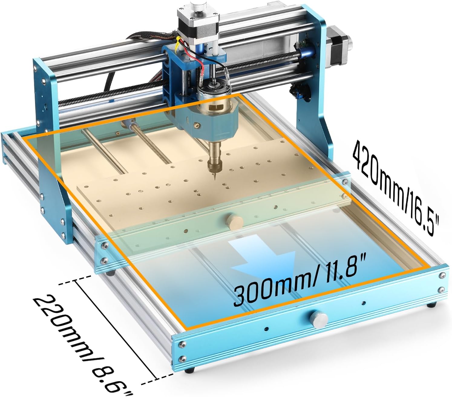 Genmitsu 3018-PROVer V2 CNC Router Machine for Beginner + Y-Axis Extension Kit