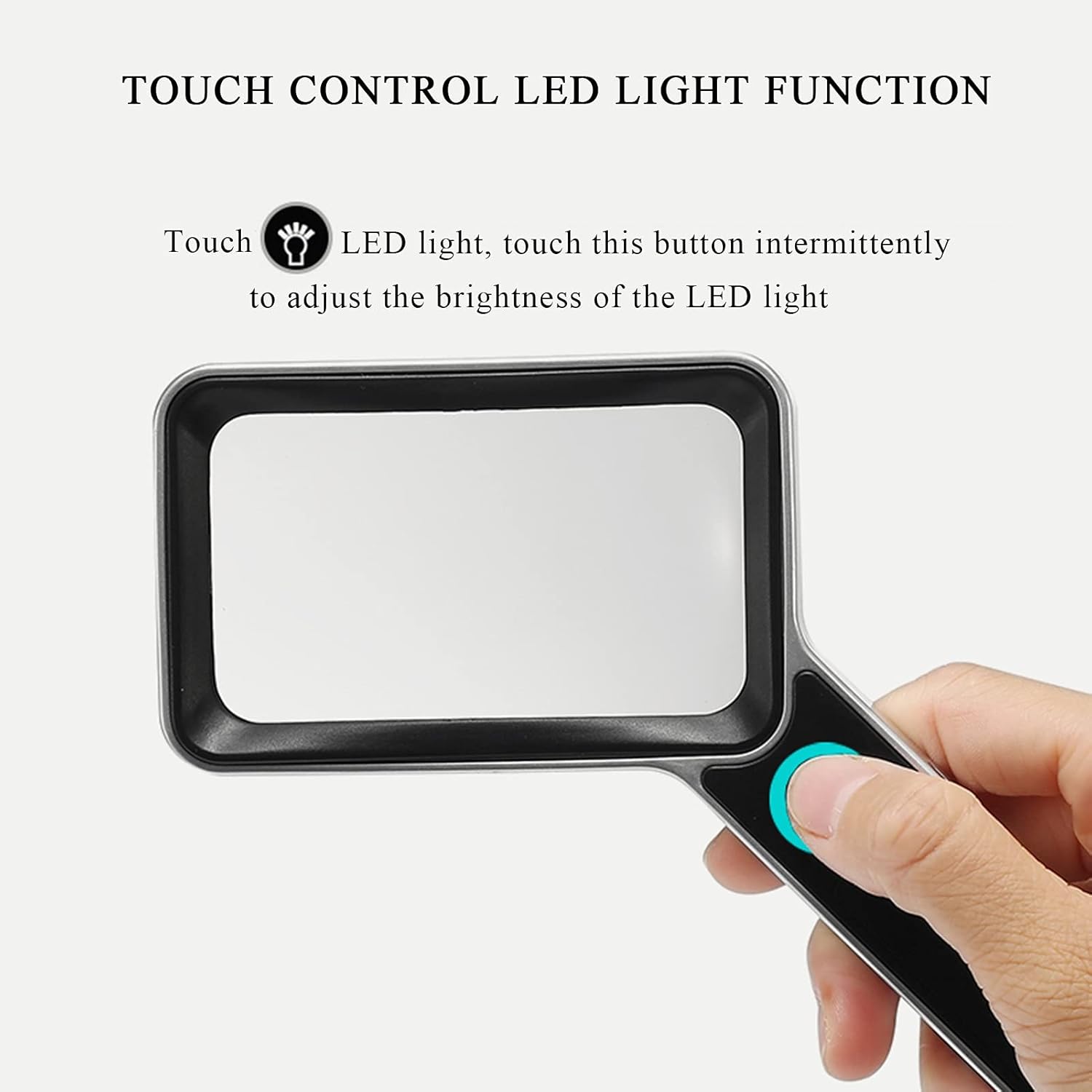 Magnifying Glasses with Light and Stand for Reading Handheld Magnifier 30X with 6 LED Magnifying Glass for Visually Impaired