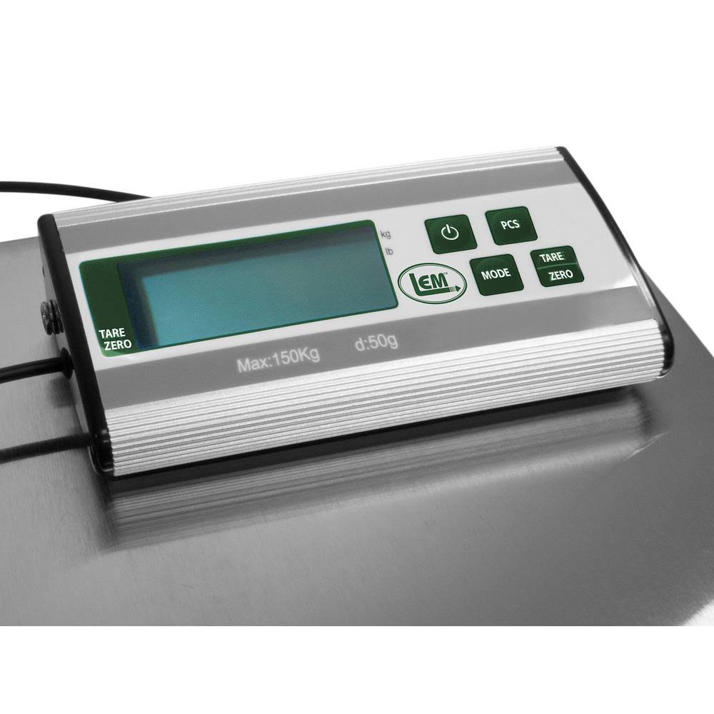 Lem 330 lb. Stainless Steel Digital Scale