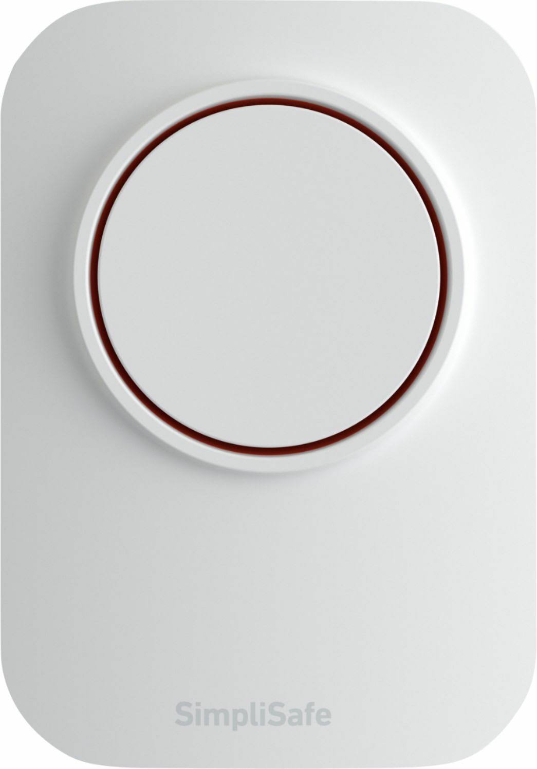 SimpliSafe - Wireless Auxiliary Siren - White