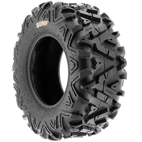 Set of 4 SunF Power.I ATV/UTV AT All-Terrain Tires 24x8-12 Front & 24x10-12 Rear 6 PR Tubeless A033