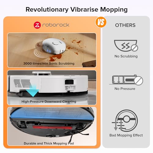 roborock Robot Vacuum and Mop Combo, Self Drying,Self Washing