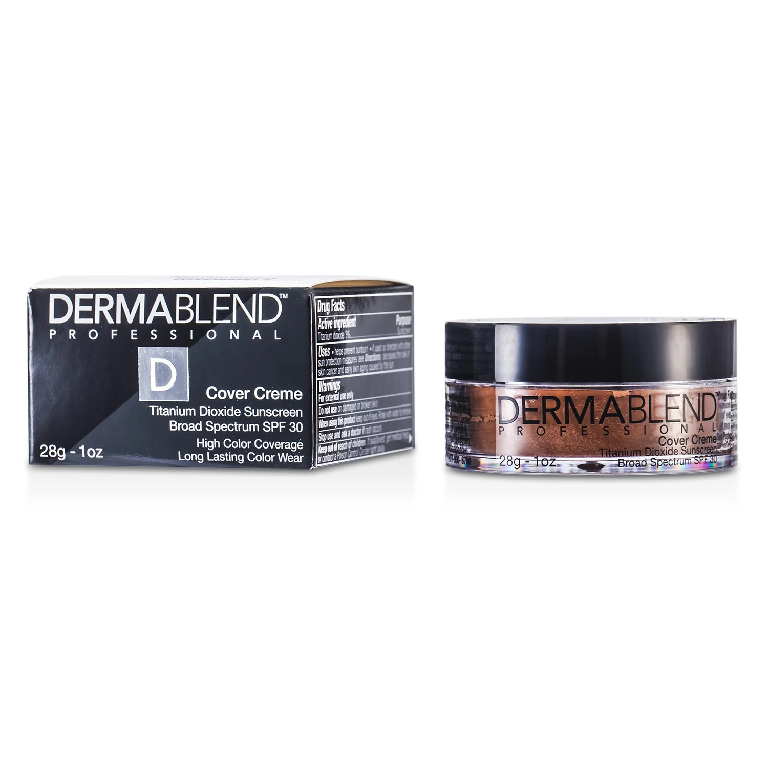 Dermablend Cover Creme Broad Spectrum SPF 30 (High Color Coverage) - Cool Beige  28g/1oz