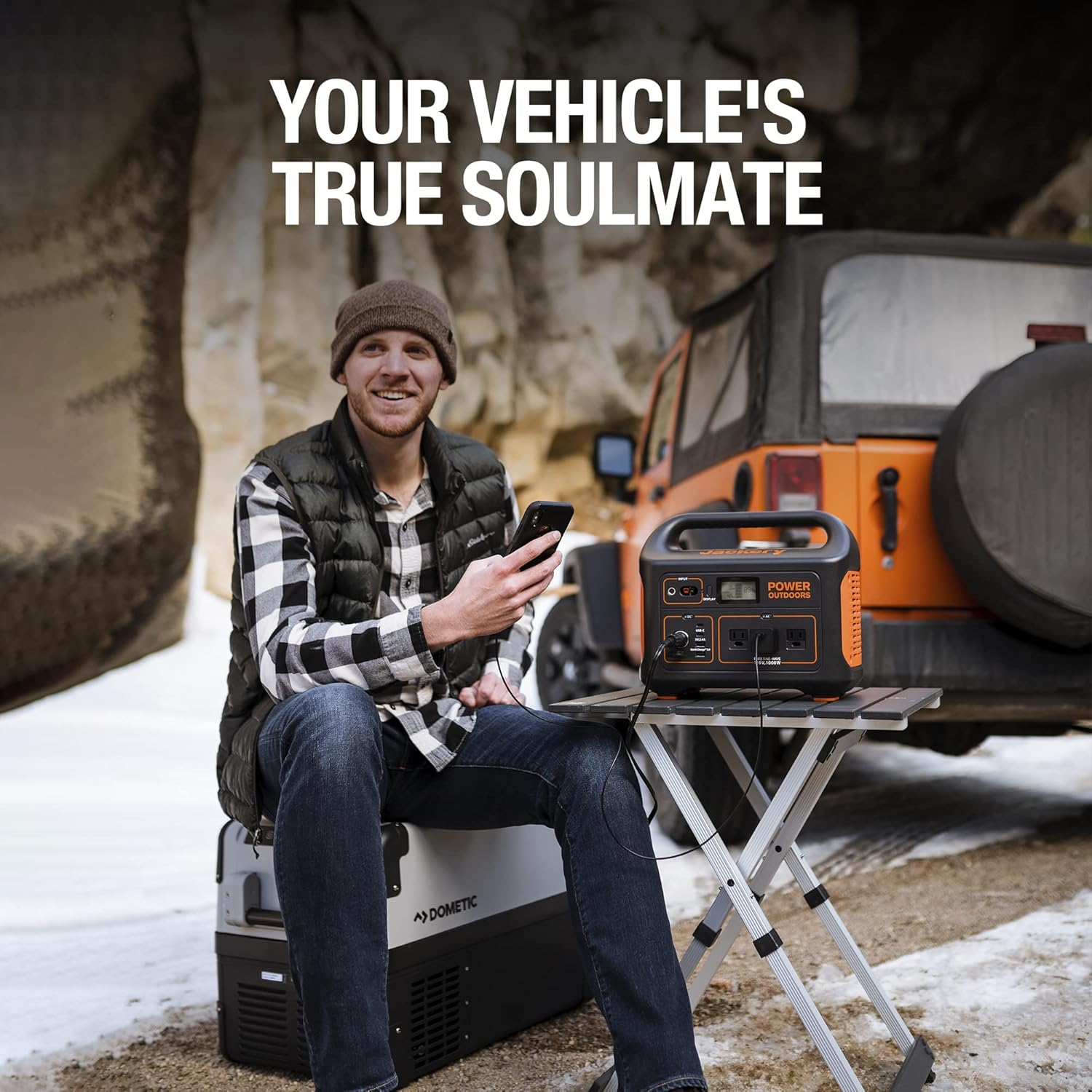 Jackery Portable Power Station Explorer 1000, 1002Wh Solar Generator (Solar Panel Optional) with 3x110V/1000W AC Outlets, Solar Mobile Lithium Battery Pack for Outdoor RV/Van Camping, Emergency