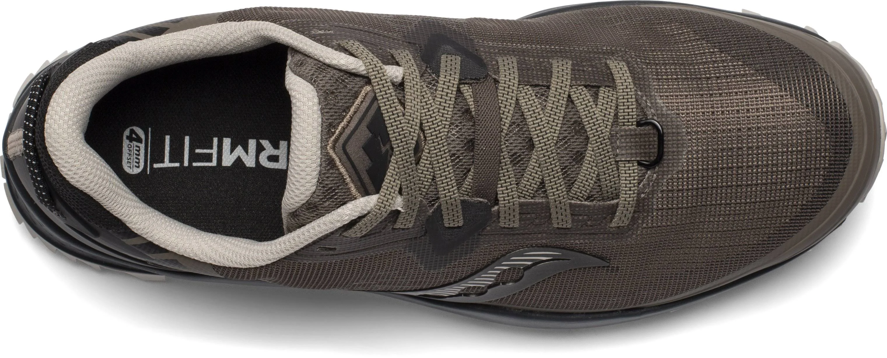 Saucony Peregrine 11 12 , Gravel/Black (Men&s)