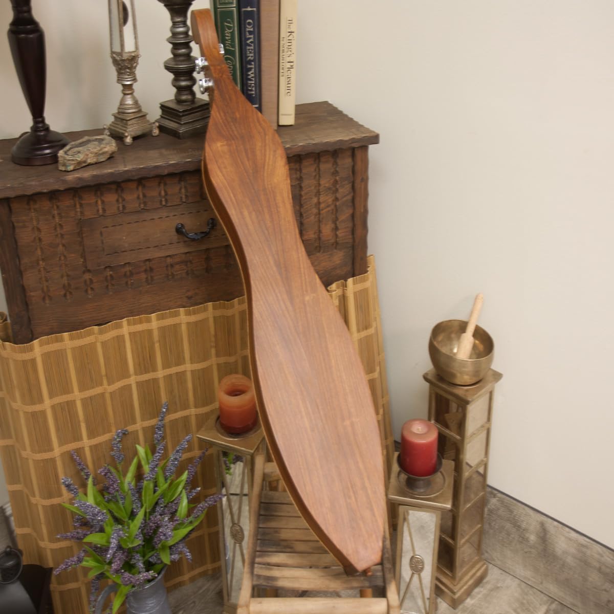 Roosebeck Grace Mountain Dulcimer w/Rose Soundholes - 4-Strngs