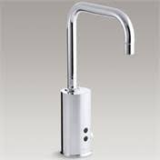 KOHLER K-13473-CP Gooseneck Touchless Deck-Mount Faucet, Polished Chrome