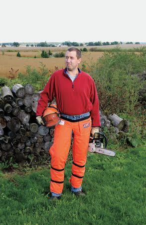 Elvex Orange Chain Saw Chaps,36 in