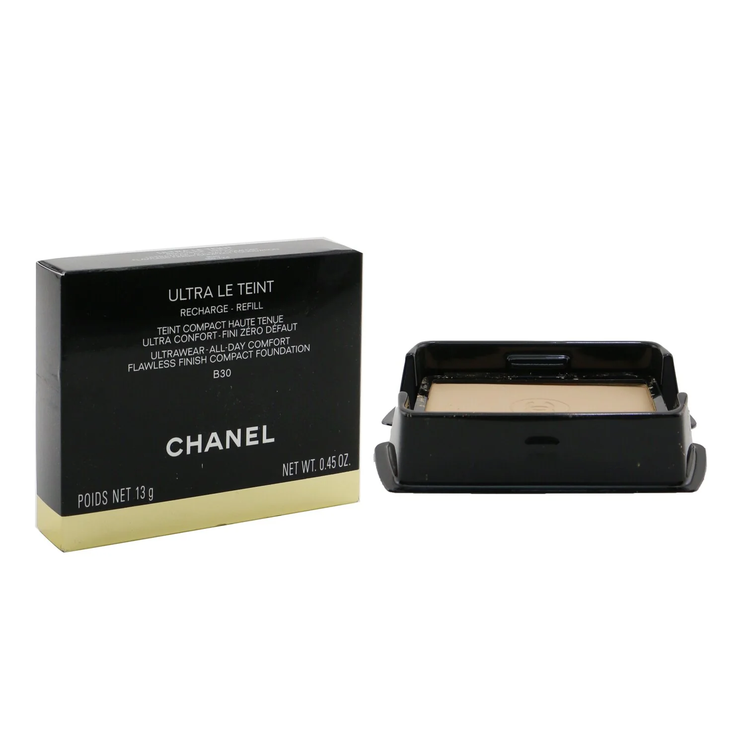 Chanel Ultra Le Teint Ultrawear All Day Comfort Flawless Finish Compact Foundation Refill - # B20  13g/0.45oz
