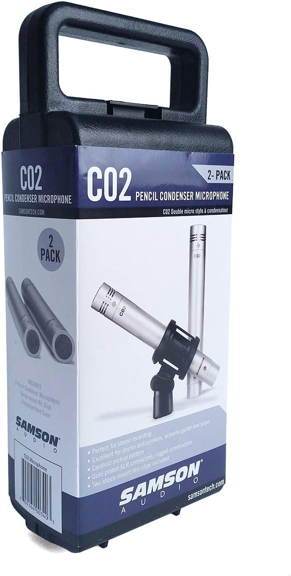 Samson C02 Pencil Condenser Microphones (Pair)