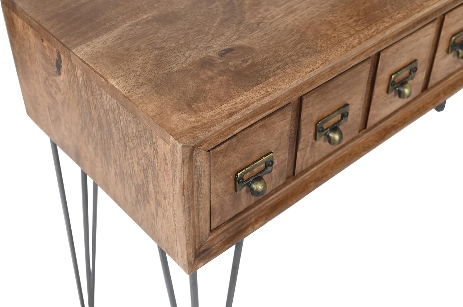 Jofran Inc. American Vintage Solid Wood Console Table with Apothecary Drawers