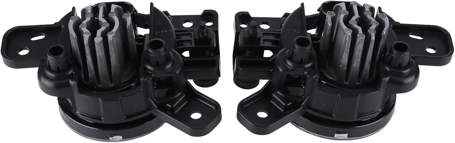 Pair Front Bumper LED Fog Light with Fog Light Cover and Wire Harness Compatible with 2023 2024 Chevy Colorado Fog Lamp Driving Fog Light Lamp (Clear Lens) with Fog Light Bezel, Switch, Wires