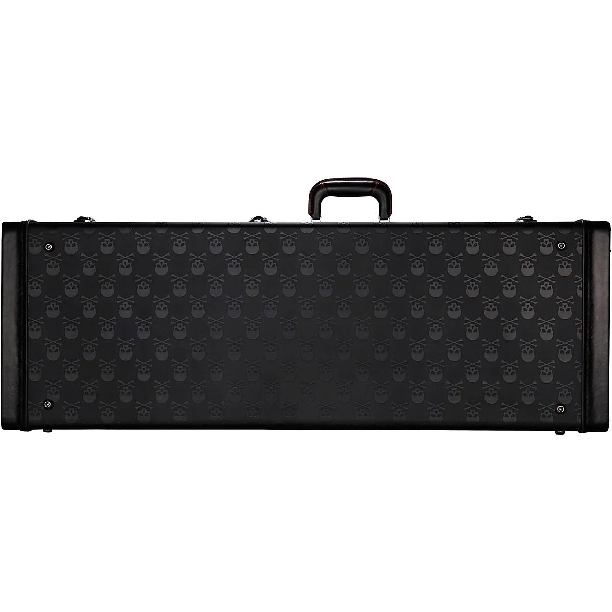 Coffin Skull Series Guitar Case, Black Velvet Interior