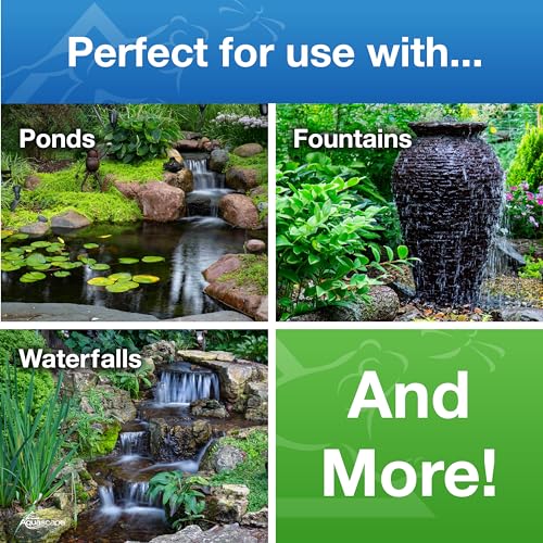 Aquascape 85039 PRO Grade Fish-Safe 45 MIL EPDM Pond Liner, 10-ft x 8-ft, 80 sq ft, Black