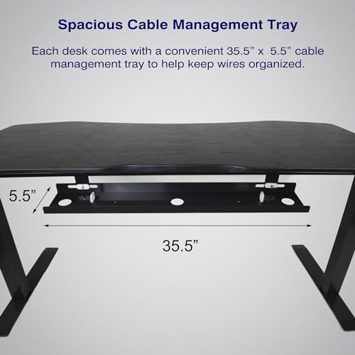 ApexDesk Elite Pro Series 71" x 33" Electric Height Adjustable Stand up Desk, Sit Stand Home Office Desk, Computer Desk - Curved Grey Top/Black Frame