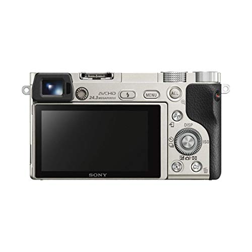 Sony Alpha a6000 Mirrorless Digitial Camera 24.3MP SLR Camera with 3.0-Inch LCD (Black) w/ 16-50mm Power Zoom Lens (Renewed)