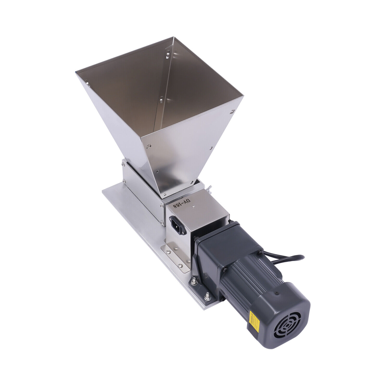 Malt Mill Electric Grain 60W  Rice Corn Grain Coffee Wheat Feed Mill Wet / Dry Cereals Grinder Mill 110V Homebrew Barley Multi-functional Grinder Malt Crusher 2 Roller w/ 4 Hopper Adjustable Roller