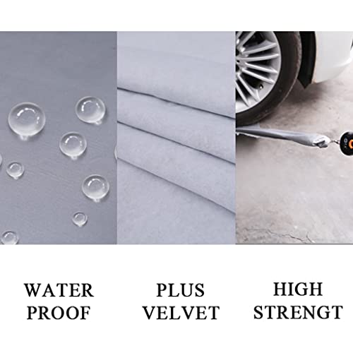 Car Cover Compatible with Volvo S40 S60 S70 S80 S90 V40 V50 V60 V70 V90 C30 C40 C70 XC40 XC60 XC70 XC90 Waterproof Dust-Proof Plus Velvet Full Car Cover Protect Car Paint Suitable All Seasons