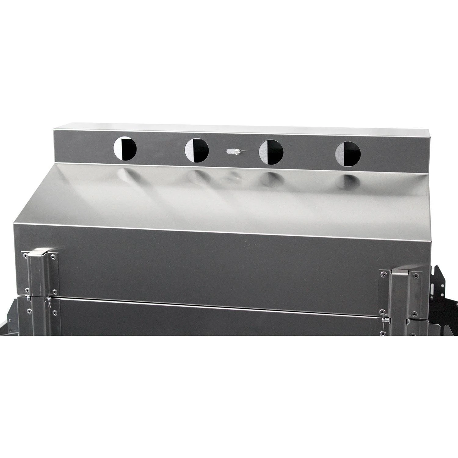 Phoenix Grill SD Stainless Steel Propane GAS Riveted Grill Head on Stainless Steel Pedestal Cart