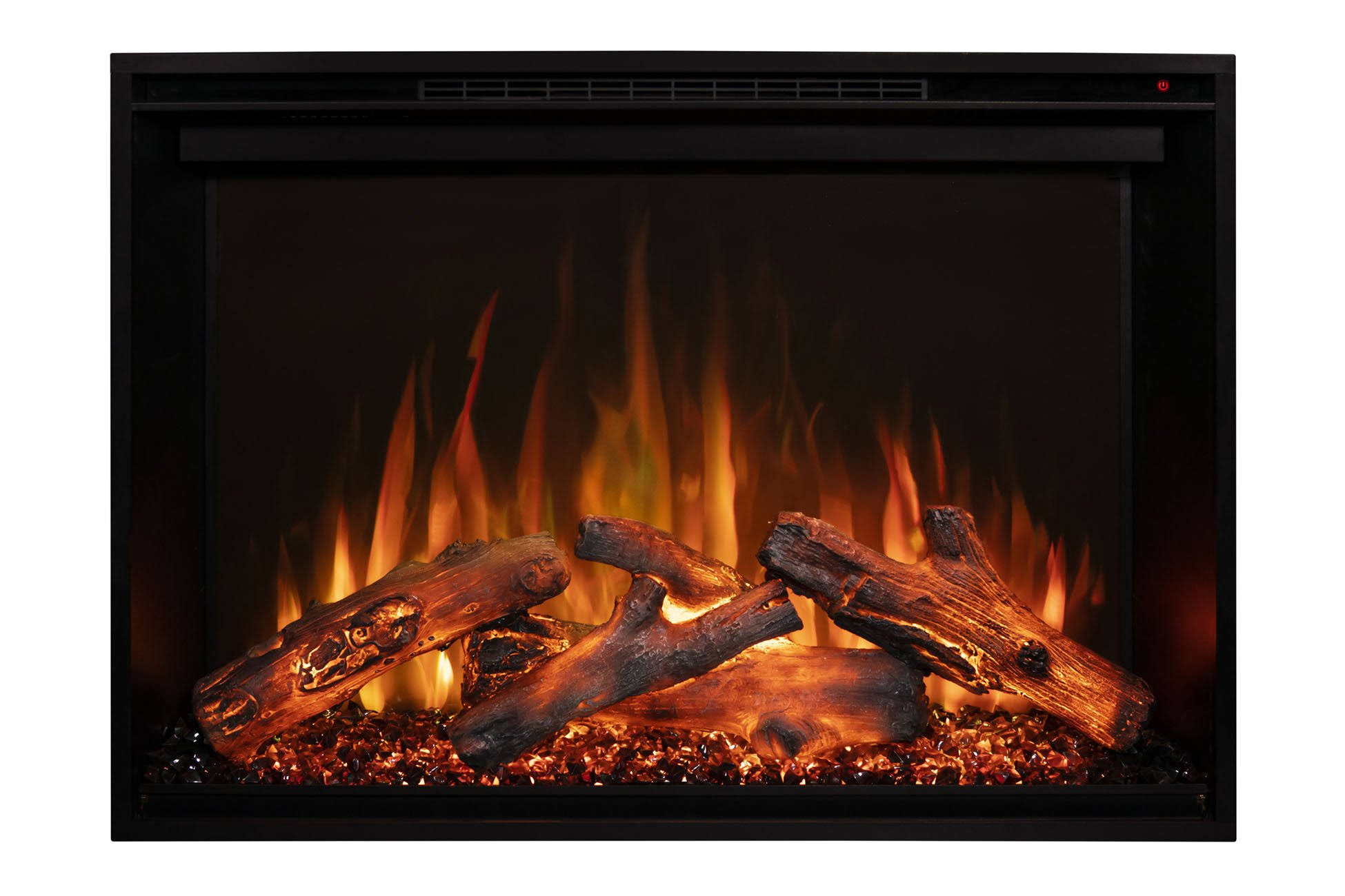 Modern Flames Redstone 30 inch Built in Electric Fireplace Insert | Electric Firebox Heater | RS-3021 by Electric Fireplaces Dep
