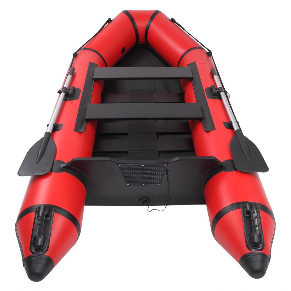 Inflatable Boat Kayak for Adult, 10Ft Raft Inflatable Kayak Canoe, 3 Person Fishing Boat w/ Paddles & Repair Kit for Adults,Apply to Oce,Sea,Lake
