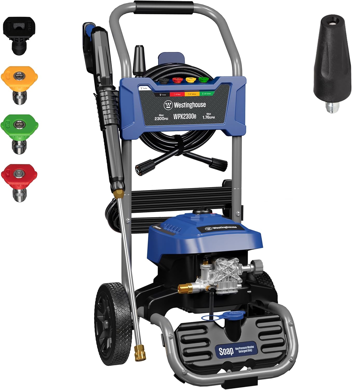 Westinghouse Electric Pressure Washer 2300 PSI 1.76 GPM Bundle with 50 ft Hose for Pressure Washers