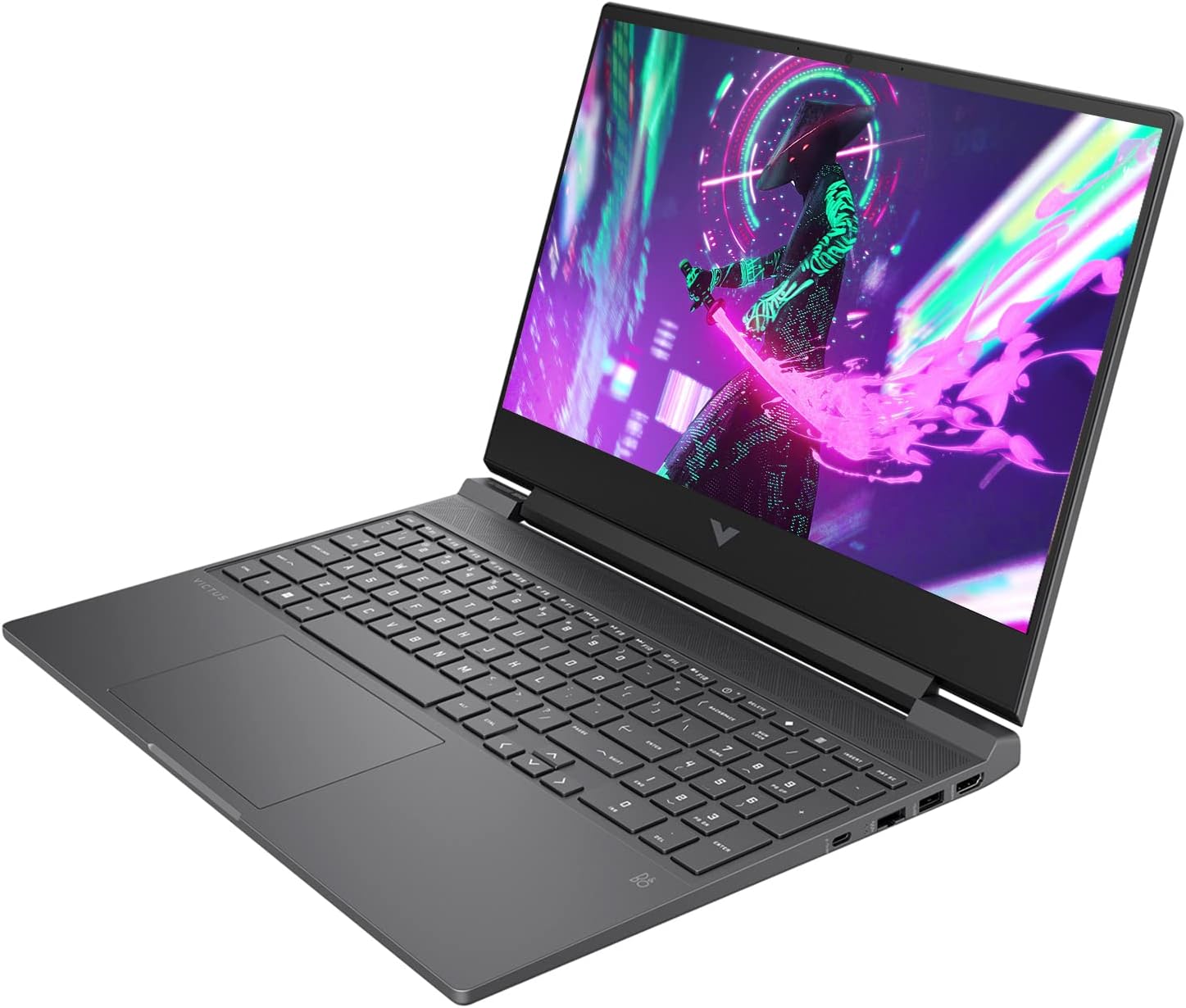 HP Victus Gaming Laptop, 15.6" FHD 144 Hz Display, 12th Gen Intel Core i5-12450H, GeForce GTX 1650 Graphics, 16GB RAM, 2TB SSD, RJ45, HDMI, SD Card Reader, Wi-Fi 6, Backlit KB, Windows 11 Home