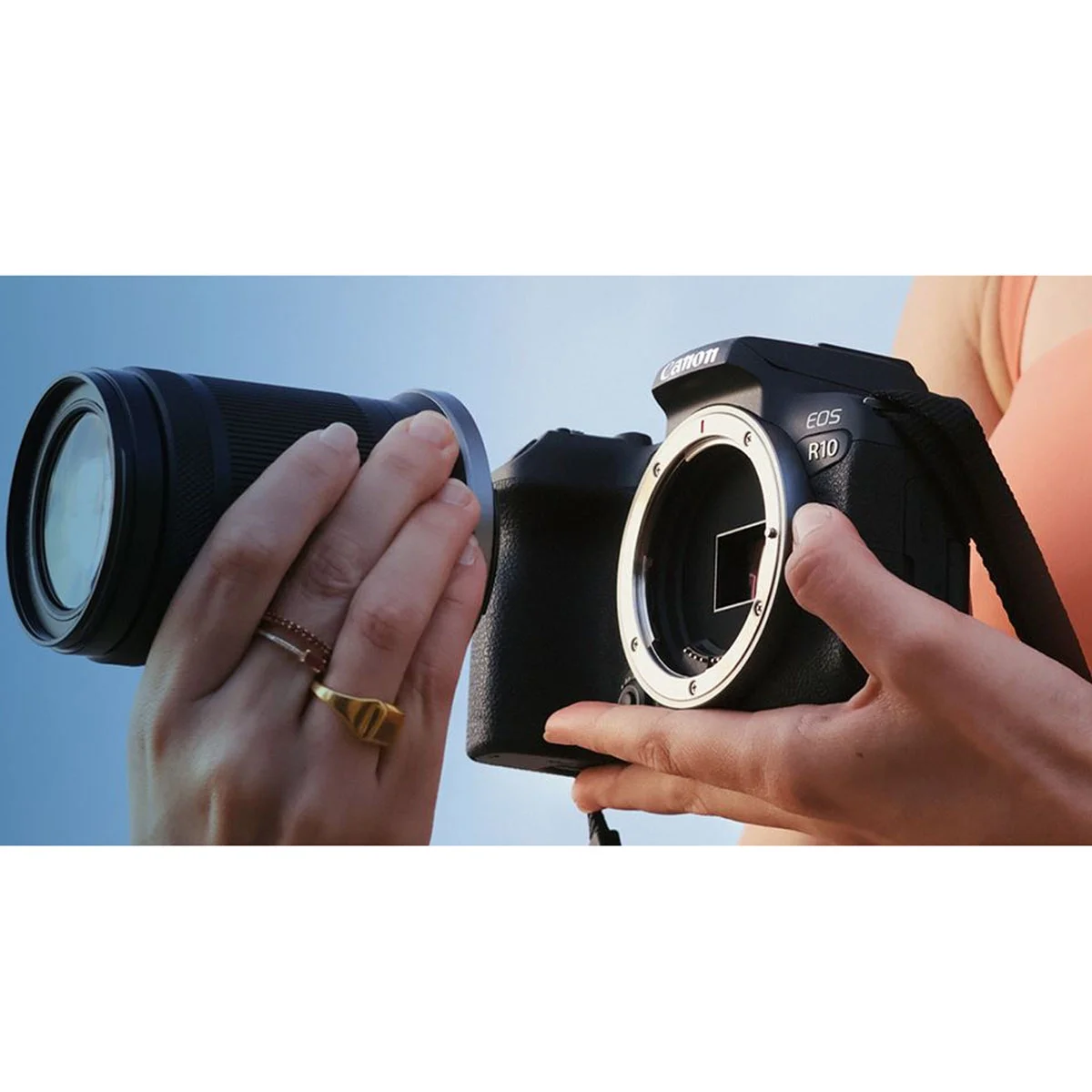 Canon EOS R10 Content Creator Kit - Mirrorless Vlogging Camera, 24.2 MP, 4K Video, DIGIC X Image Processor, RF-S18-45mm F4.5-6.3 is STM Lens - Stereo Microphone, Tripod Grip, Wireless Remote Control
