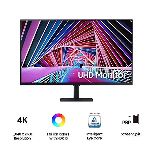 SAMSUNG 32 Inch 4K UHD Monitor, Computer Monitor
