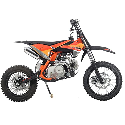 X-PRO X29 110cc Dirt Bike with Automatic Transmission, Electric Start,14"/12" Tires! Assembled and Tested! (Black)