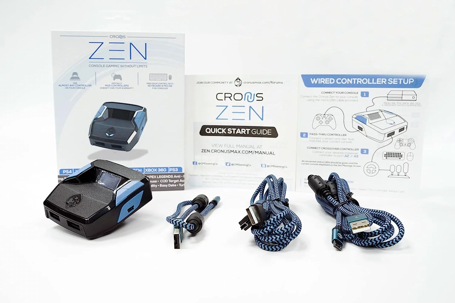 Pre-Owned CronusZen for Nintendo, Playstation, Playstation 3, Playstation 4, Switch, Xbox, Xbox 360 (Electronic Games) BOLT AXTION Bundle (Refurbished: Like New)