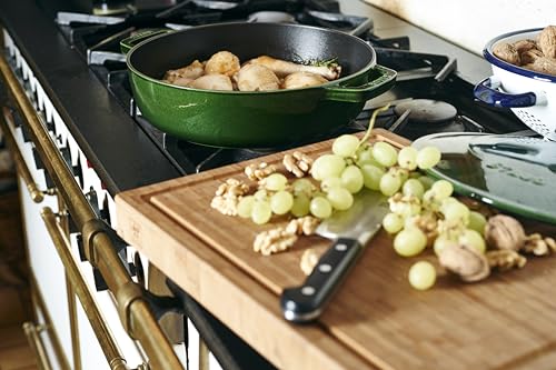STAUB 40511-478-0 Cast Iron Chistera 28 cm Basil Green