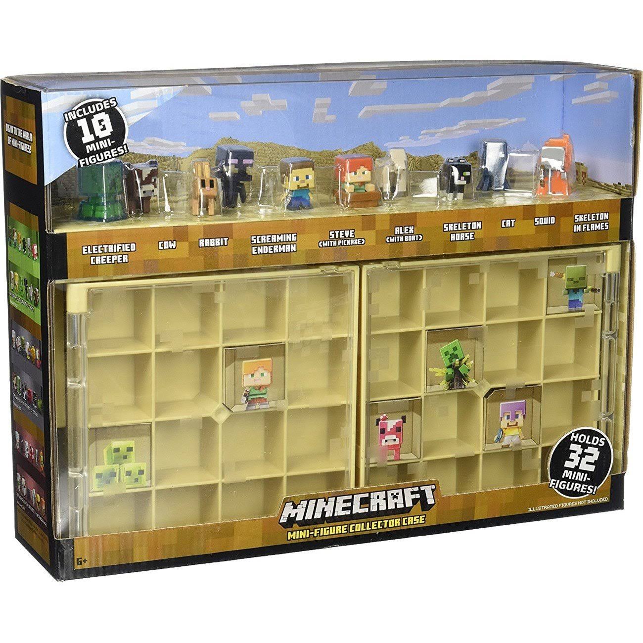 Minecraft Collector Case u0026 10 Mini Figures
