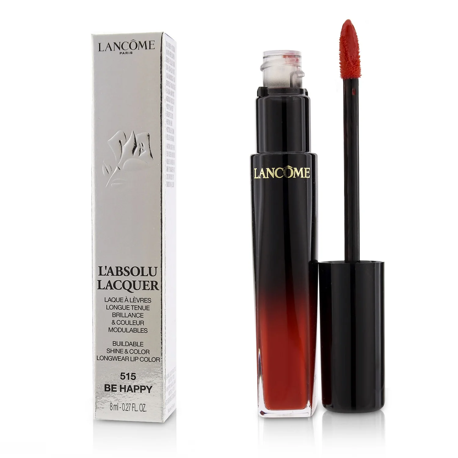 Lancome L'Absolu Lacquer Buildable Shine & Color Longwear Lip Color - # 366 Power Rose  8ml/0.27oz
