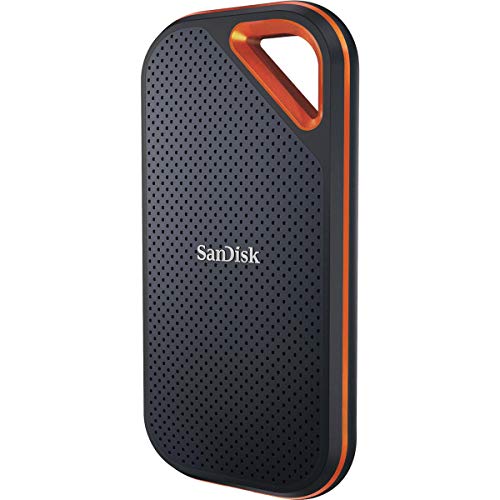SanDisk 2TB Extreme PRO Portable External SSD - Up to 1050MB/s - USB-C, USB 3.1 - SDSSDE80-2T00-G25