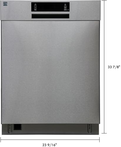 Kenmore 24" Built-In Stainless Steel Tub Dishwasher with SmartWash, UltraWash, SmartDry Plus, MoreSpace Adjustable Rack and Leak Detect, Energy Star Certified