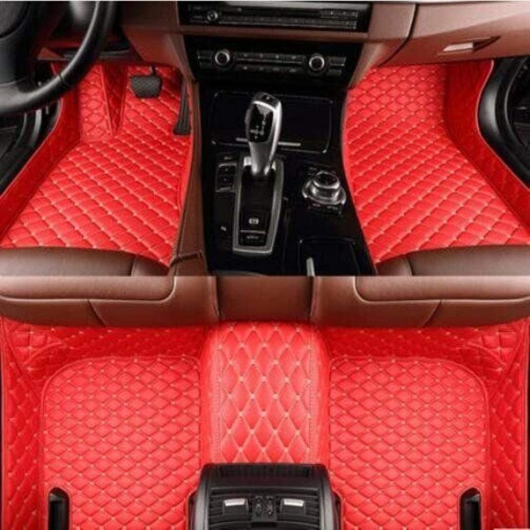 NYMCAR Custom car Floor Mats for BMW 1,2,3,4,5,6,7,8 Series X1,X2,X3,X4,X5,X6,X7,Z4 2000-2022 Car Full Coverage All Weather Pads Protection Non-Slip Leather Floor Liners (Black Blue)