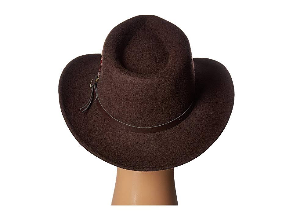 Scala Classico Men&s Crushable Felt Outback Hat