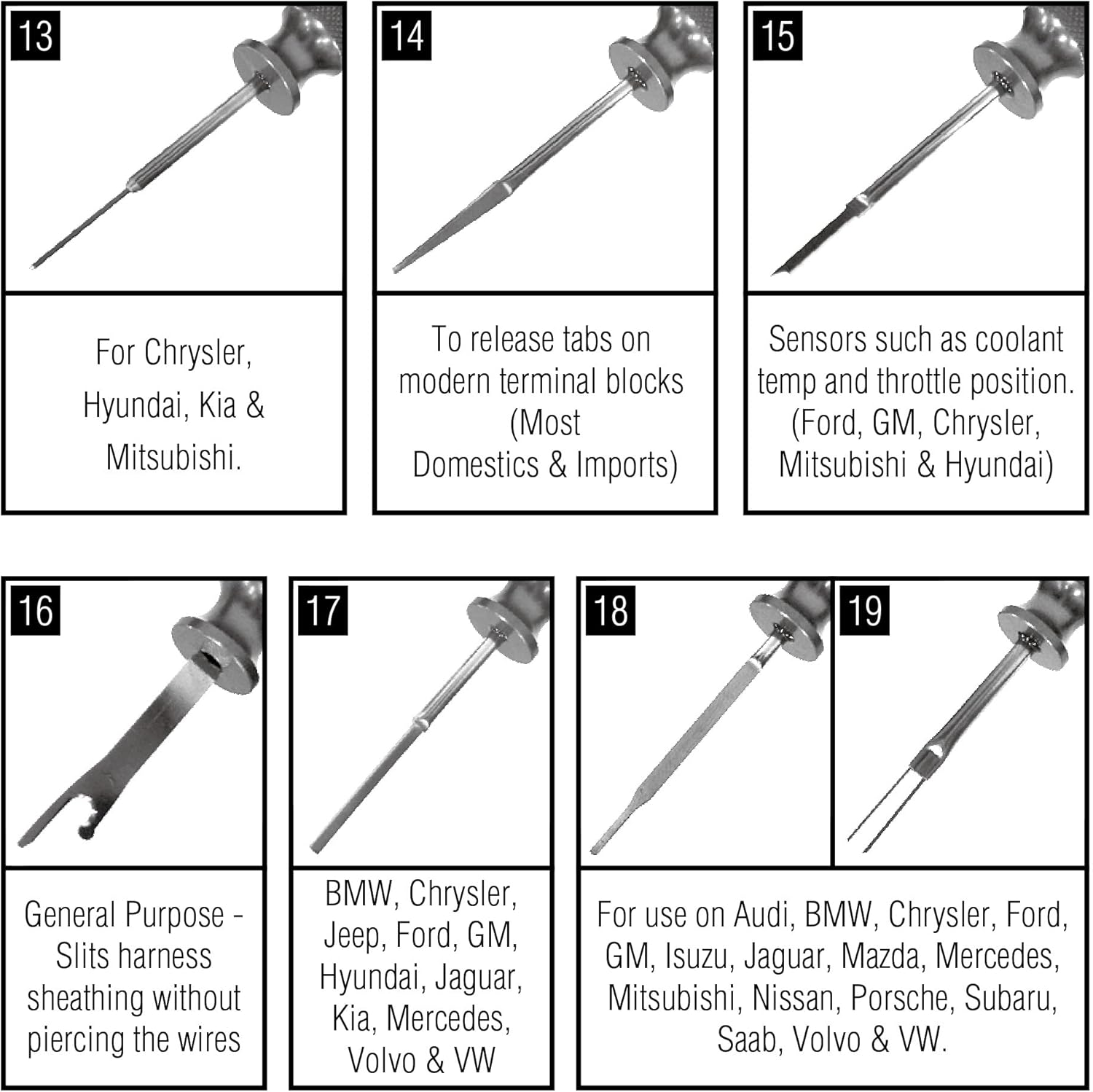 Powerbuilt 641448 Master Terminal Tool Kit - 19 Piece Pack of 2