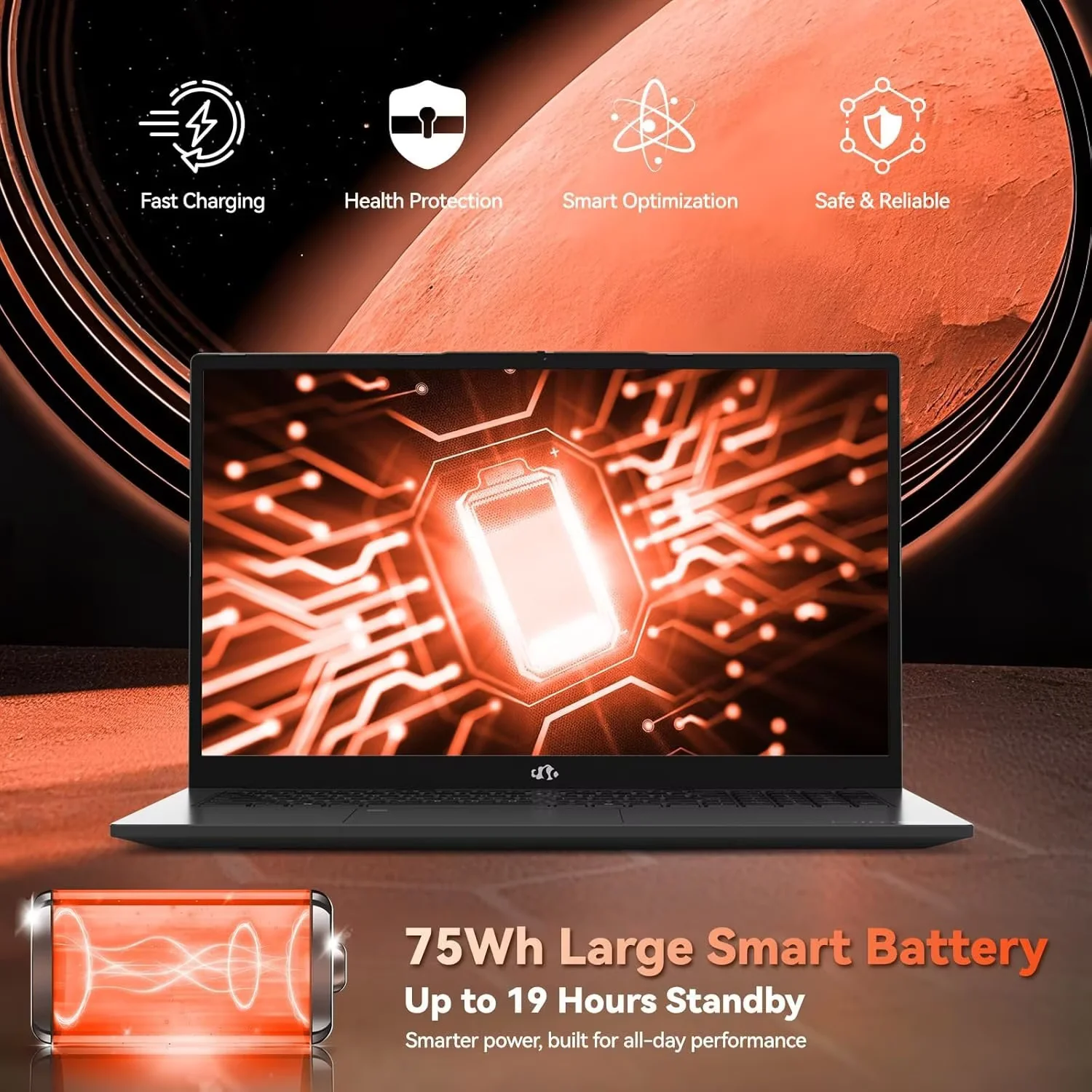 17.3" Gaming-Laptop, AMD Ryzen 7 7735HS (8C/16T, Beats i7-12650H) 64GB DDR5 RAM 1TB SSD Computer with Radeon 680M, 100W Type-C, WiFi-6E, 75Wh Battery, Fingerprint, Backlit Keyboard for Business