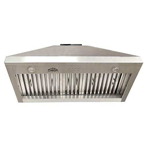 Copper Range Hood with Professional Liner and Internal Motor Sinda H3SL