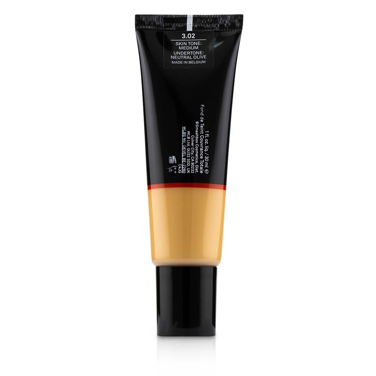 Smashbox Studio Skin Full Coverage 24 Hour Foundation - # 1 Fair With Cool Peach Undertone  30ml/1oz