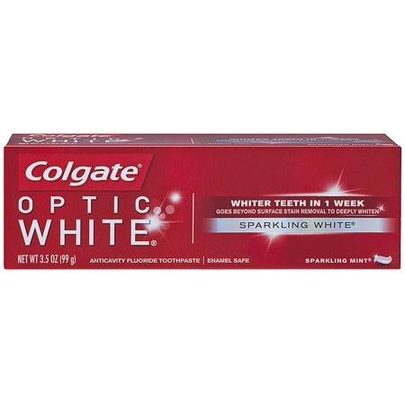 Colgate Optic White Sparkling Mint Toothpaste - 3.5 oz tube