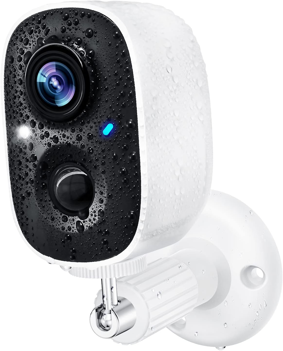 HAWKRAY Wireless Outdoor Security Camera with Spotlight, 1080P Battery Powered WiFi Surveillance Cameras for Home Security System, Night Vision, Motion Detection, 2-Way-Talk, IP65 Weatherproof
