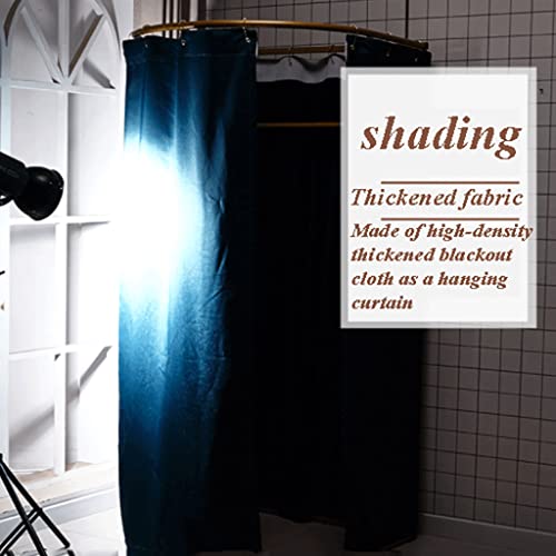 HIRNER Fashion Portable Dressing Room Simple Shade Movable Fitting Room for Clothing Stores Shopping Malls Offices DIY Temporary Locker Room Modern